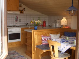 Küche der Ferienwohnung 'Grünten'